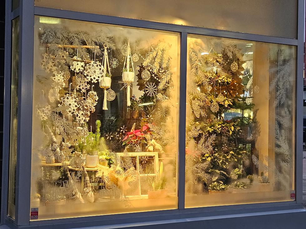 Toiseksi sijoittui kukkakauppa Leinikin ikkuna.
