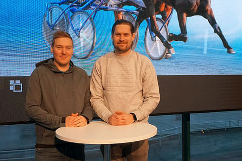 Jesse Laaksonen (oik.) ja vasemmalla Juha Järvenpää muodostavat Porin ravien uuden ykkösketjun.