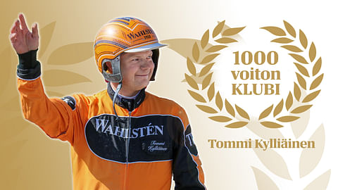 Tommi Kylliäinen on 61. suomalaiskuski, joka saavuttaa nelinumeroisen voittomäärän.