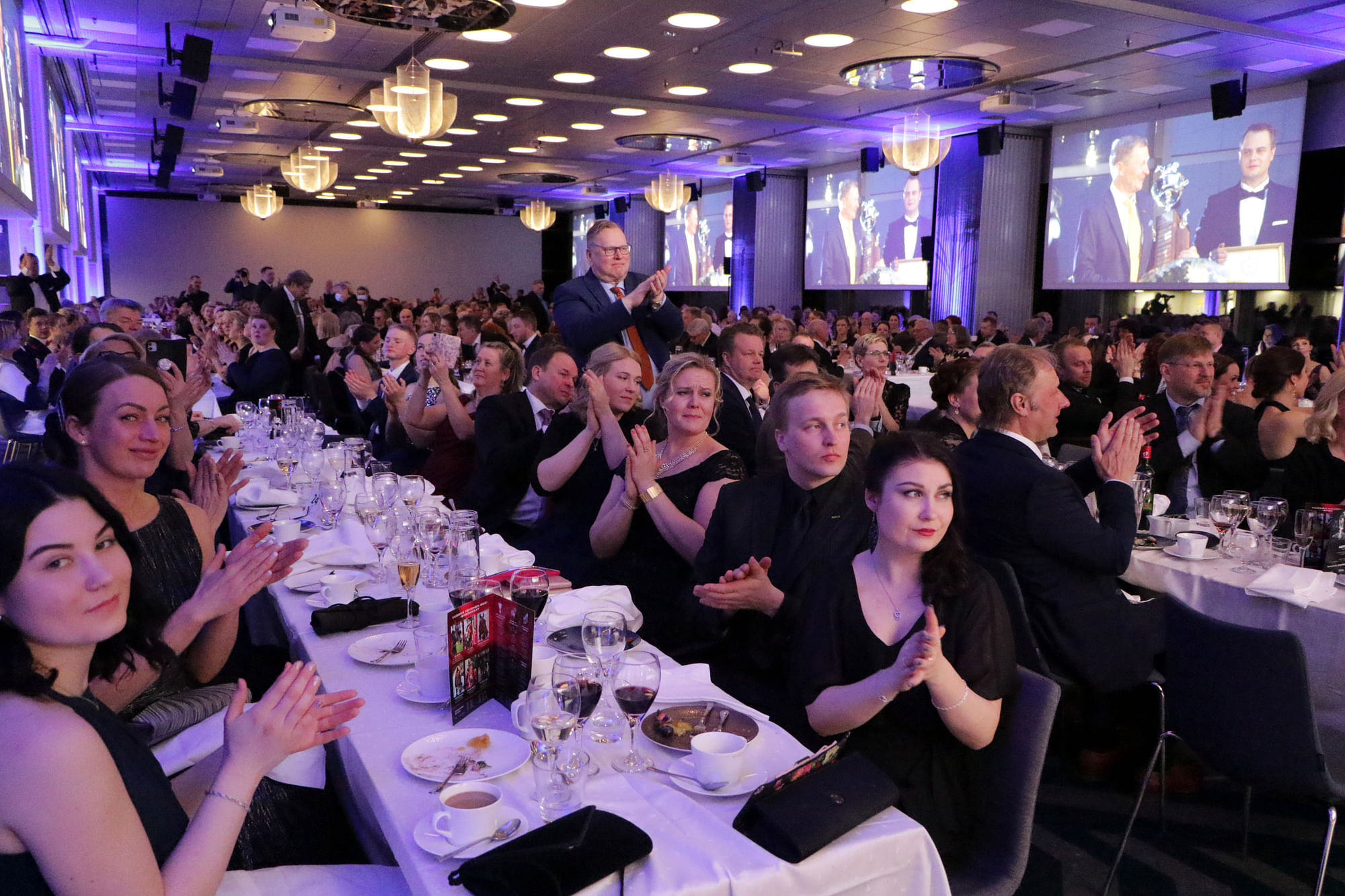 Ravigaala järjestettiin Scandic Rosendahlissa Tampereen Pyynikillä.