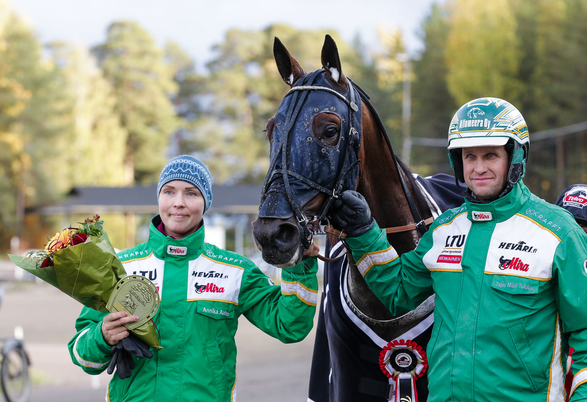 Annika Aalto ja Tapio Mäki-Tulokas vastaavat kovakuntoisen Rahajamatchin valmennuksesta.