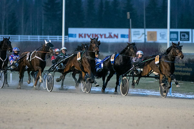 Gyro Gearloose on Antti Teivaiselle tuttu ajokki, sillä hän ohjasti hevosen keulavoittoon muutama viikko sitten Lahden Jokimaalla.