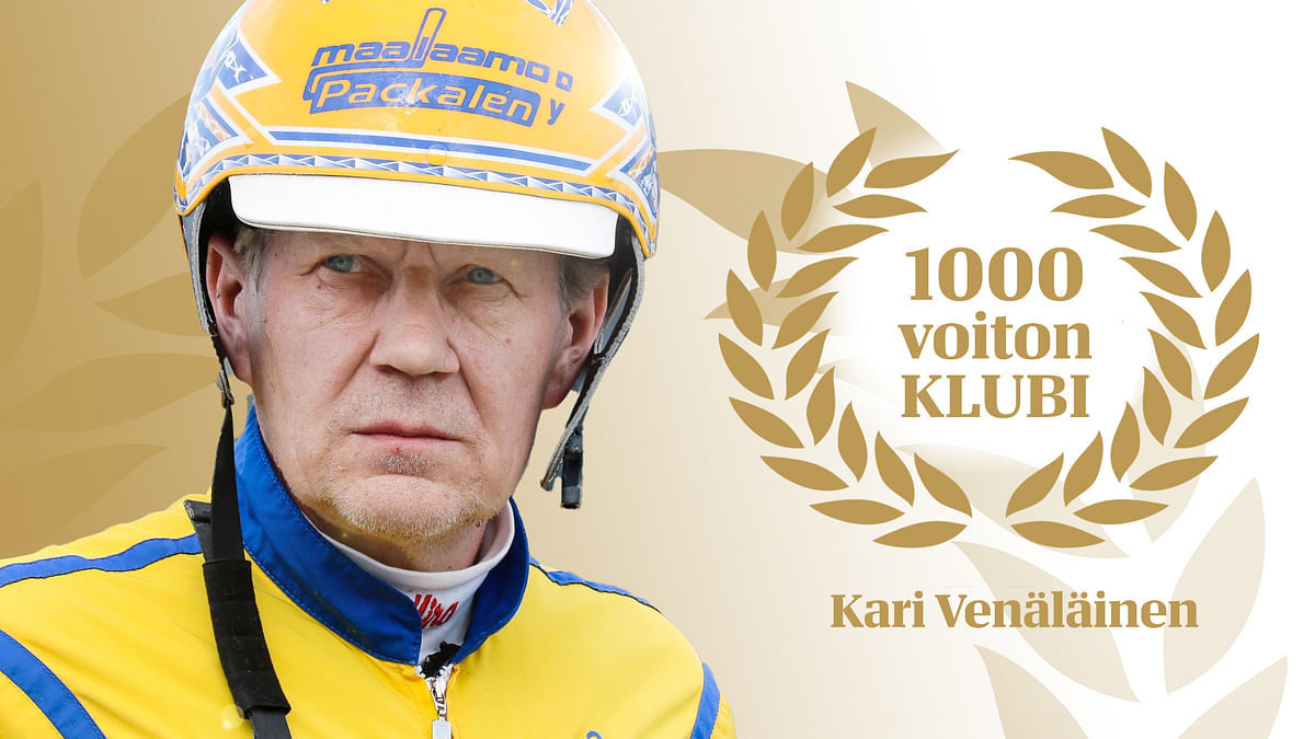 Kari Venäläinen on arvostetun 1000 voiton klubin uusin jäsen.