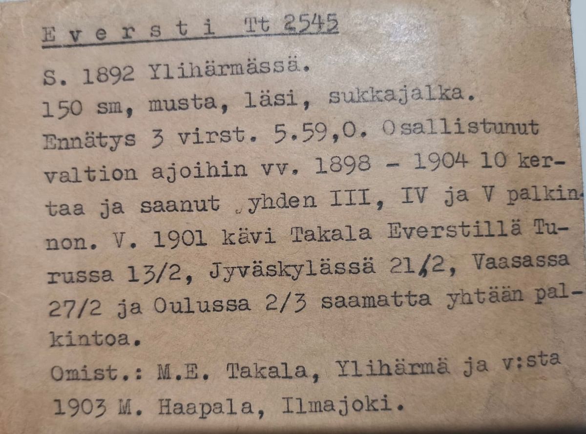 Musta, läsi, sukkajalka. Suomenkirjavien kantaisä.