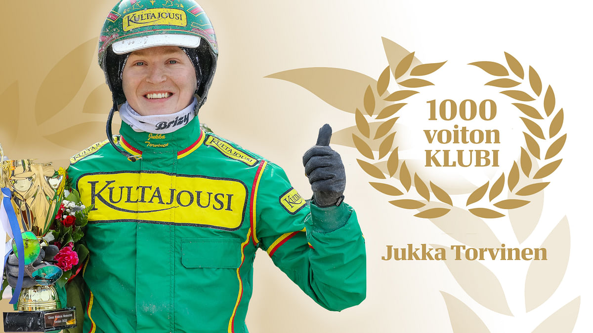 Jukka Torvinen ajoi itsensä 1000 voiton klubiin.