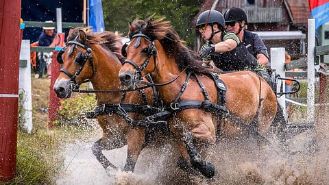 Heidi Koski ja HS Choko & Suontolan Wäinö.