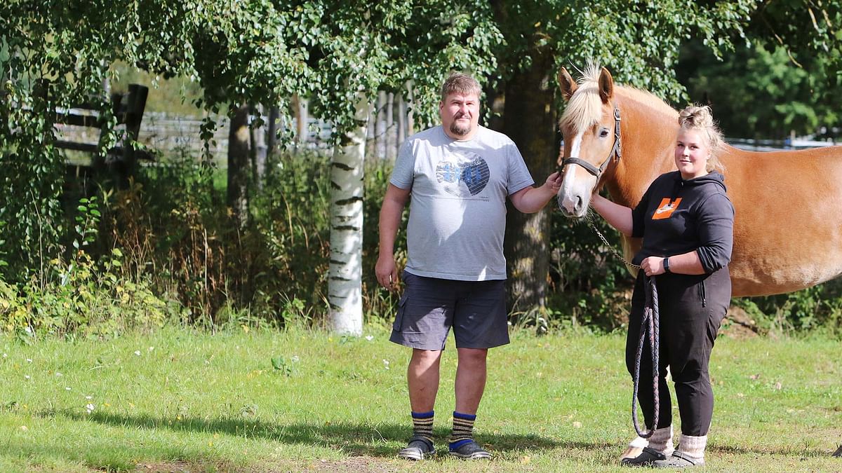 Tero Mäenpään ja Maini Mikkolan omistama Maiteron Helmi on aloittanut kilpauransa. Nora Mäenpää vastaa hevosen hoitamisesta.