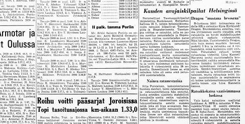 Eletään vuotta 1968. Hevosurheilun edeltäjä Hevostalous raportoi, kuinka Tasotuopin Hopeahevonen siirtyi Pentti Aallolle lopullisesti. 