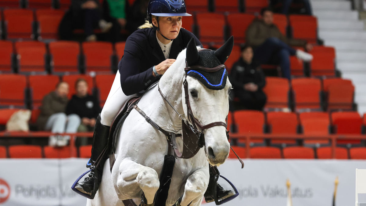 Maija Yli-Huhtala ja Birchcape´s Wonderland kilpailivat Helsinki Horse Show´ssa lokakuussa.