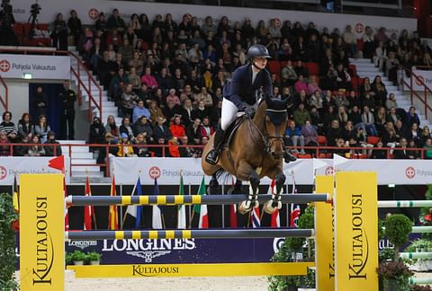 Canto Bruno ja Aura Vasama Helsinki Horse Show´ssa.