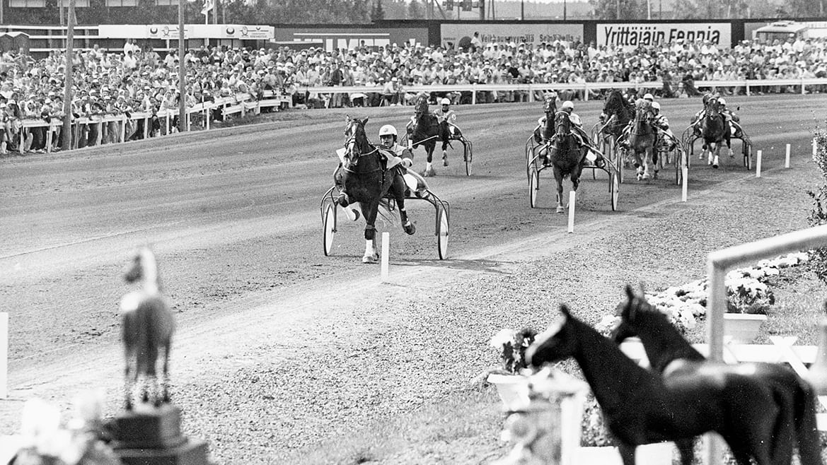 Patrik ja Risto Lanki Kuninkuusraveissa Seinäjoella vuonna 1989.