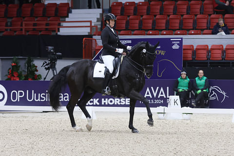 William L ja Katja Laine Helsinki Horse Show´ssa.