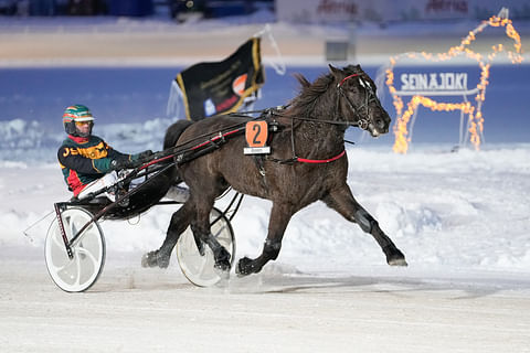 Ari Potter oli Seinäjoen Toto75-voitossaan tosi hyvä.