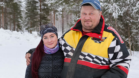 Iina ja Kaarlo Palojärvi ovat Rovaniemen raviradan kantavia voimia.