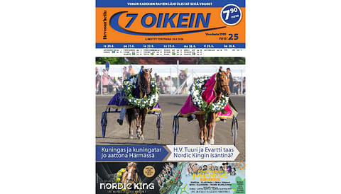 7 oikein -lehti on tänään tullut tilaajille. Irtonumeromyynnissä se ei juhannuksen takia ole tällä viikolla ollenkaan.