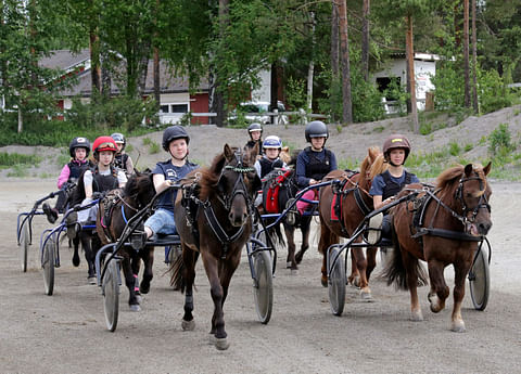 Mikään urheilulaji ei selviä ilman suunnitelmallista juniorityötä. Kuva Poniraviurheilijoiden suurleiriltä Teivosta.