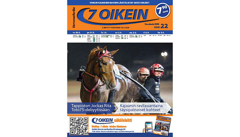 7 oikein -lehti ilmestyy torstaisin. Siinä julkaistaan kotimaan ravien käsiohjelmasivut torstaista seuraavaan keskiviikkoon. Lisäksi Ruotsin raveihin on käsiohjelmasivut päivän pääpeliin torstaista maanantaihin, ja näköislehdessä linkit tulostettaviin käsiohjelmasivuihin tiistain ja keskiviikon pääpeliin.