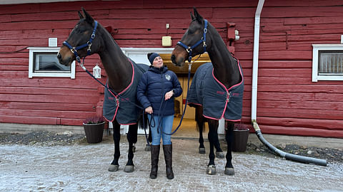 Susanne Orelma-Törmänen ja ST Carlisle ja ST Concrenza.