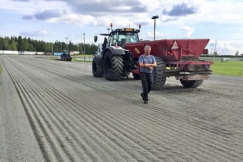 Ylivieskan ravirataa kunnostetaan kesällä 2024.