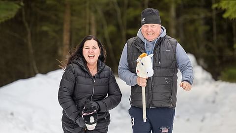 Kepparispurttia ottamassa Salmiakki/Susanna Packalén ja Vanilja/Juha Utala.