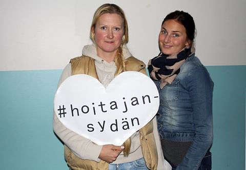 #hoitajansydän: Kiia Tapani ja Jenni Widman