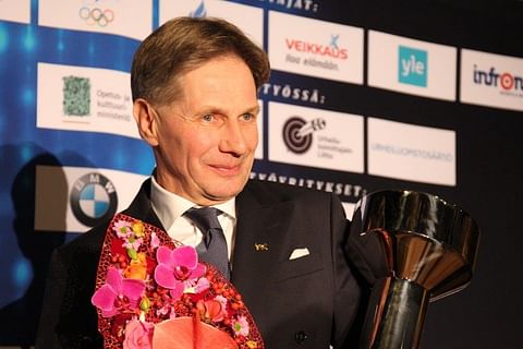 Jorma Kontio on kautta aikain toinen Suomen urheilun lähettilään arvon saanut henkilö.