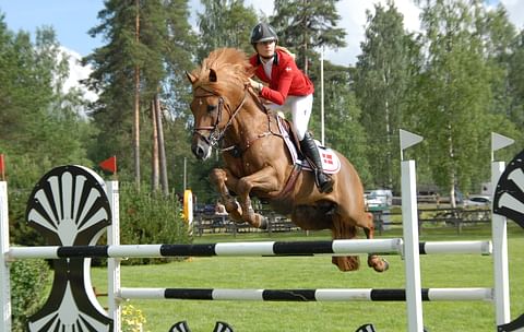 Isojen ponien voittoisassa joukkueessa oli mukana 11-vuotias Kantjes's Ametist, ratsastajanaan Laura Baaring Kjaegaard.