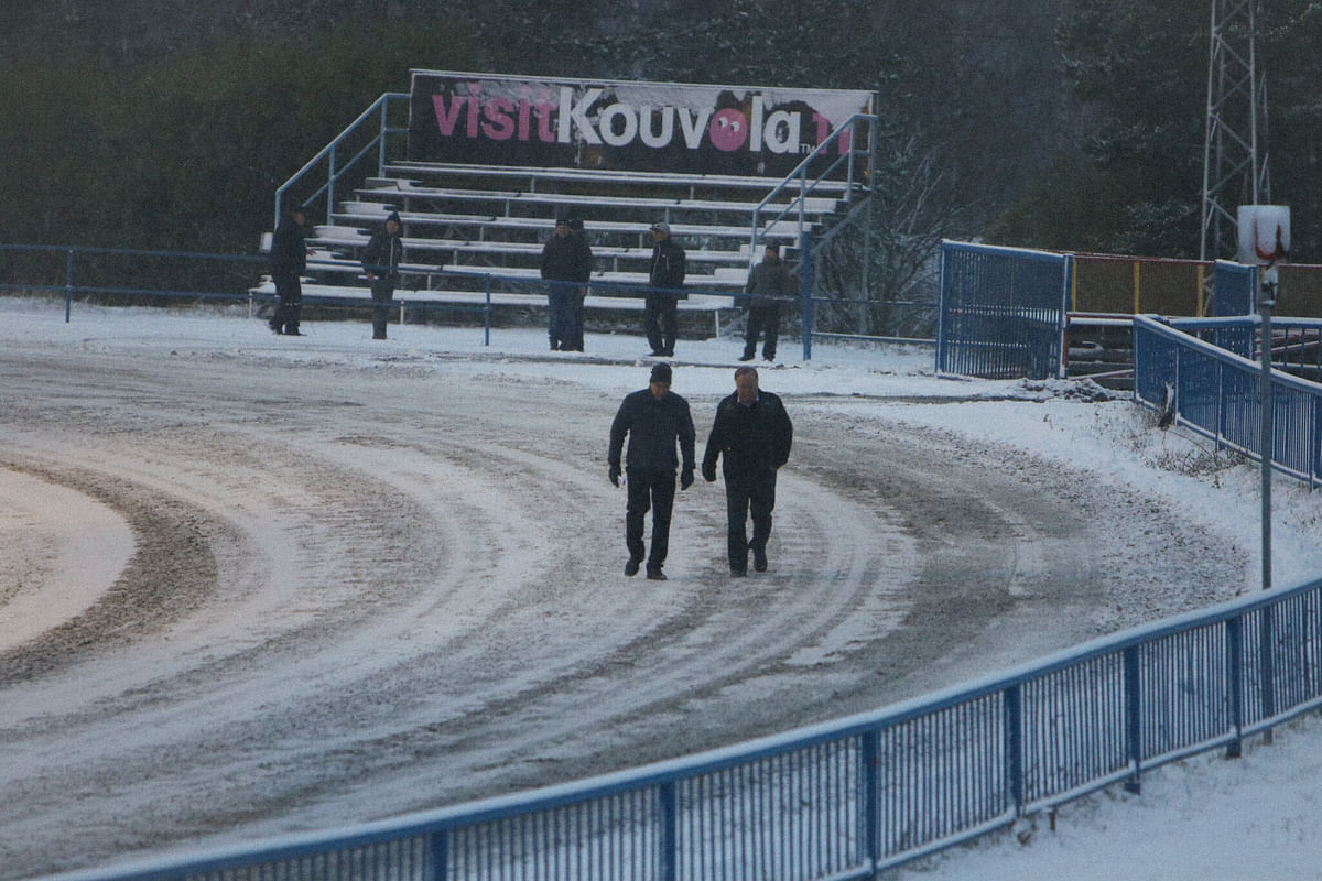 Talvi yllätti Kouvolan