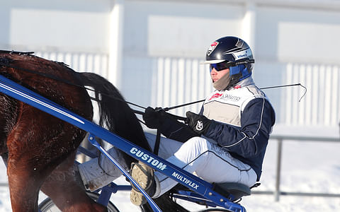 Jani Ruotsalainen ajoi maanantain ensimmäistä Toto65-voittajaa.