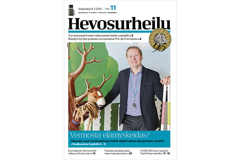 Heikki Häyhä tekee innolla Vermoa yleisöystävällisemmäksi paikaksi. Kuva: Totofoto.