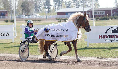 Satakunta Seniorin 12000 euron voitto tuli 6-vuotiaan Tureliuksen ennätyksellä 23,4.