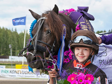 Viivi Mäki-Jaakkolan Saphira sai vain varmistella viidettä mestaruuttaan Lahdessa.