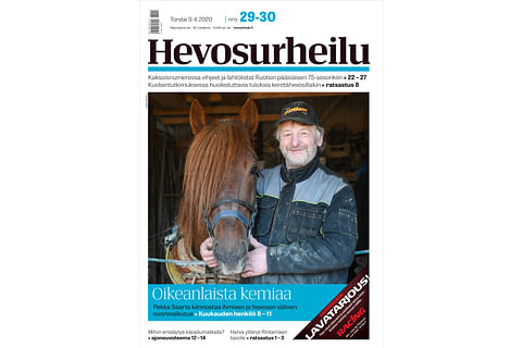 Pekka Saarella on hevosmiehen mieli. Kannen kuva: Anna Karhila