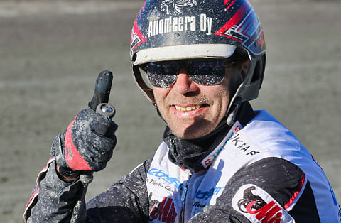 Mika Forss ajoi 100. voittonsa Eskilstunassa. Kuva: Anu Leppänen