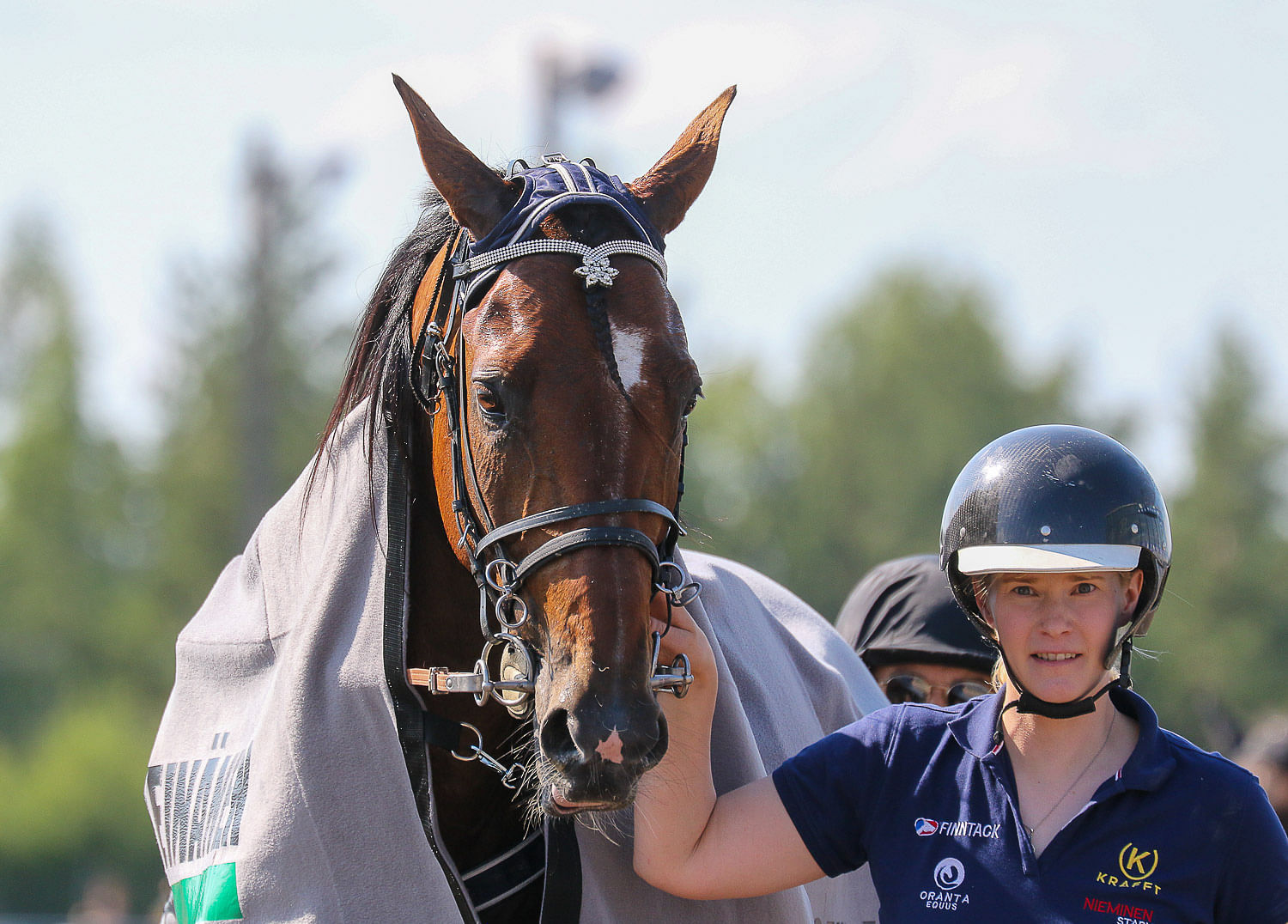 Don Williams ja Johanna Kyläkoski kilpailevat Åbyssä. Kuva: Anu Leppänen