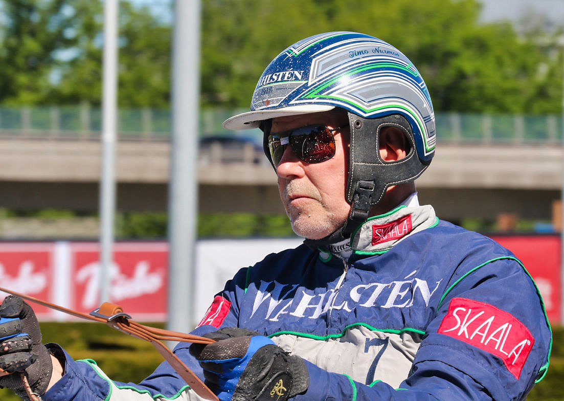 Timo Nurmoksella on kaksi hevosta Bjerkessä. 