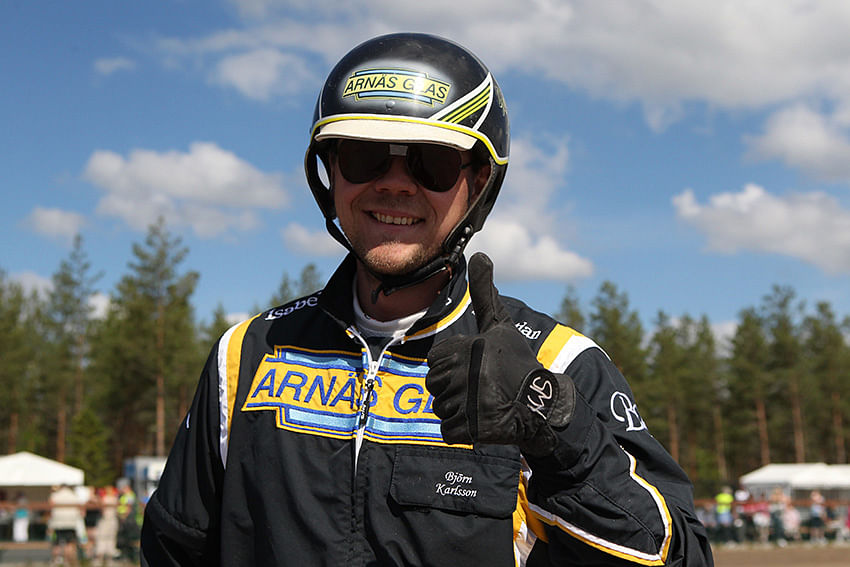 Björn Karlsson on Tangen Haapin valmentaja ja kuski. Kuva: Jarno Unkuri