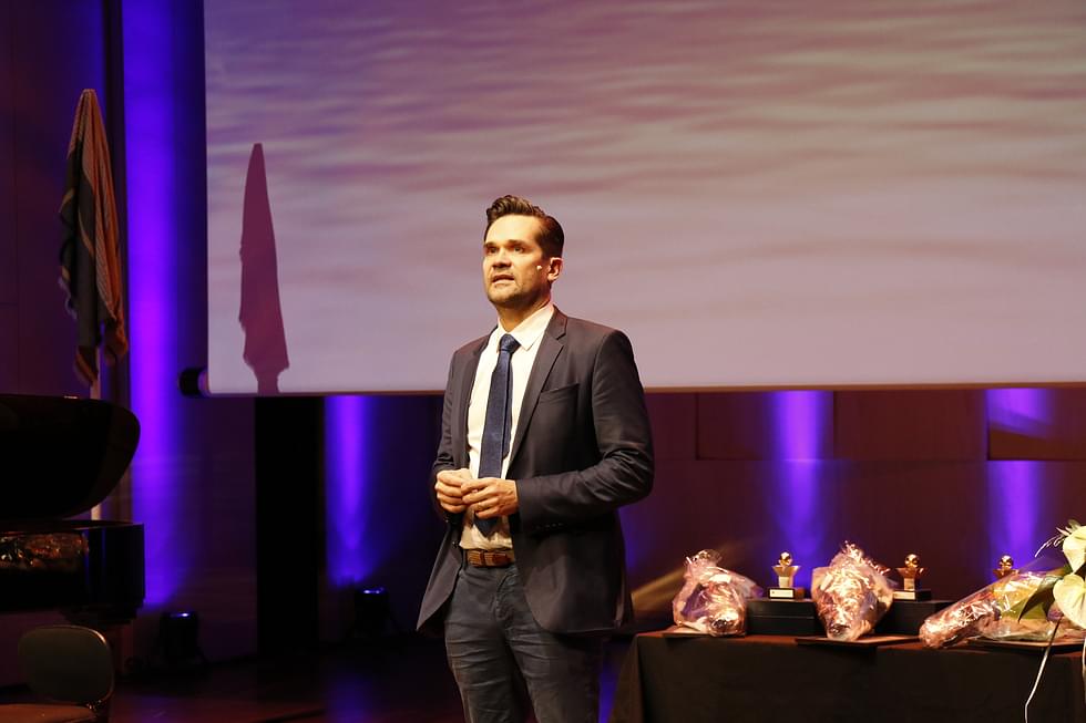 Mika Aaltola puhui maakunnallisessa yrittäjäjuhlassa Nurmeksessa viime viikonloppuna.