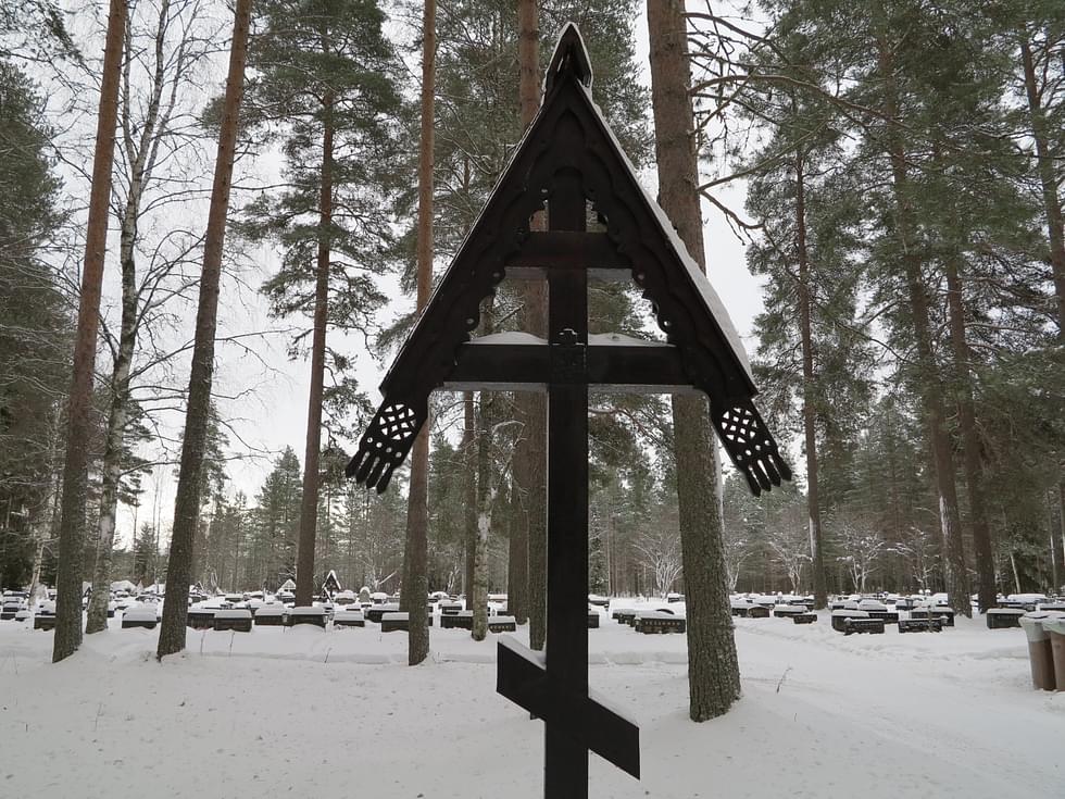 Tuleva kuulutusmenettely koskee koko Mähköllä sijaitsevaa Lieksan ortodoksista hautausmaata.