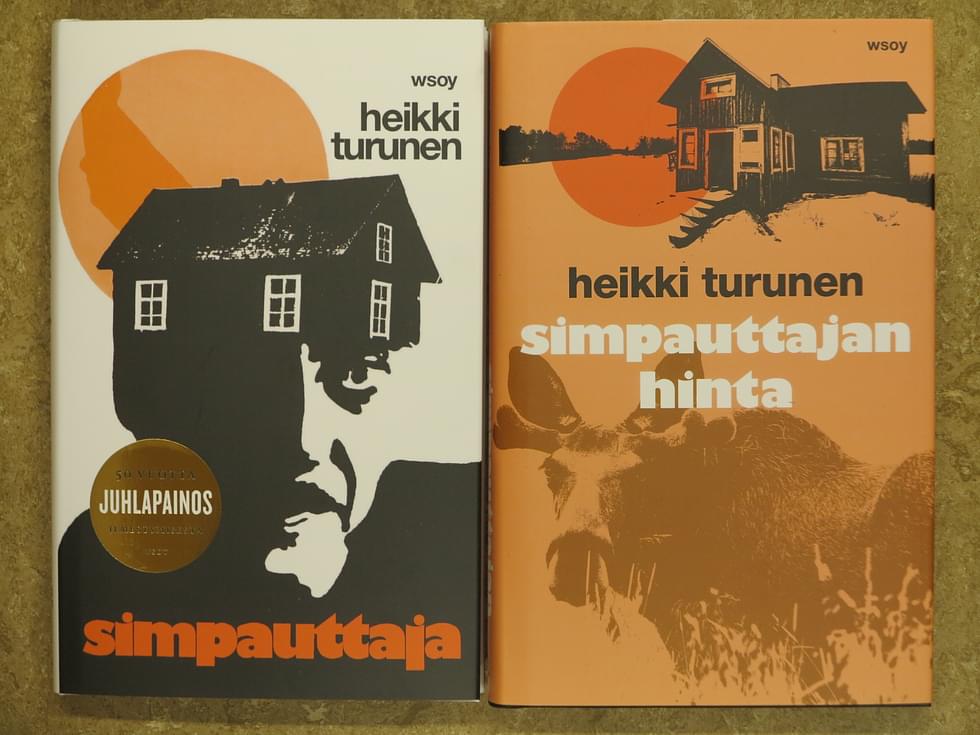 Heikki Turusen Simpauttajan 50-vuotisjuhlapainos ja uusi romaani Simpauttajan hinta ilmestyivät torstaina.