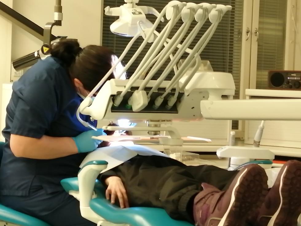 Lieksan terveysasemalla on hammashoitola.