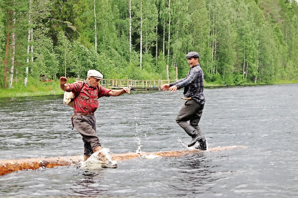 Lieksan juhlavuoden tapahtumiin kuuluu muun muassa tukkilaisperinteen esittelyä.