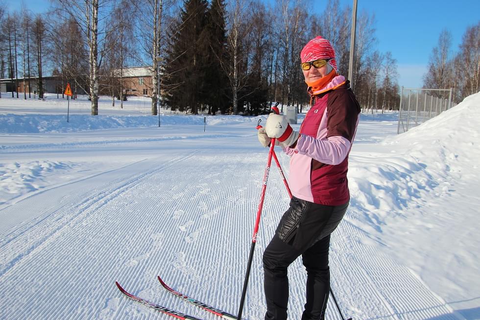 Leena Kokkonen lähti 18 kilometrin hiihtolenkille puolen päivän aikaan keskiviikkkona.
