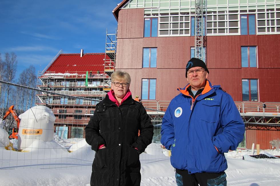 Pirjo ja Eero Timonen pitävät uuden hotellin rakentamista Kolille erittäin hyvänä asiana.