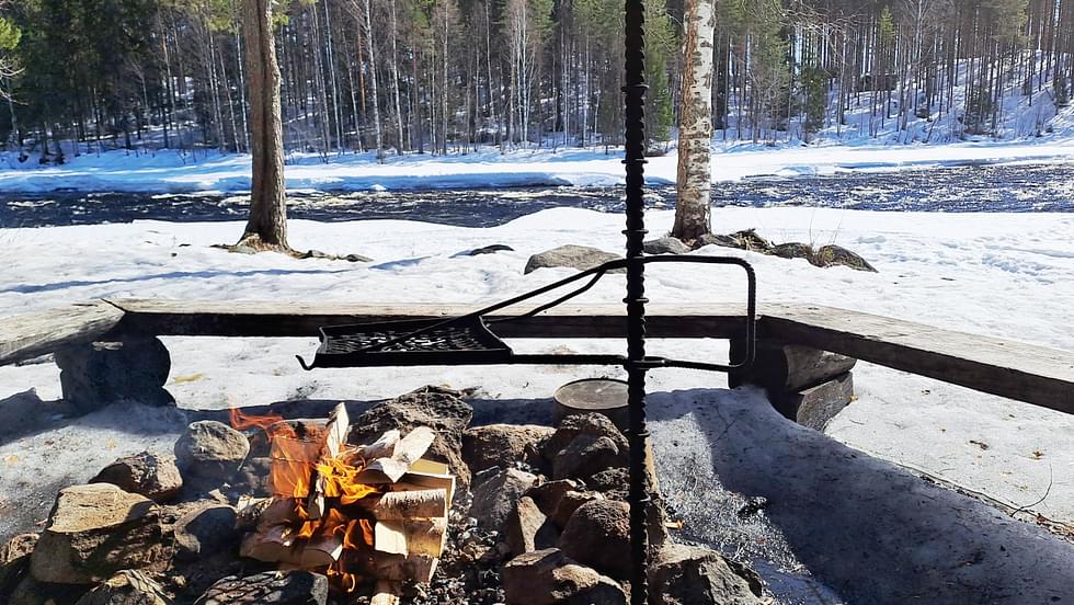 Ruunaan retkeilyalueella on lähes 30 tulipaikkaa.