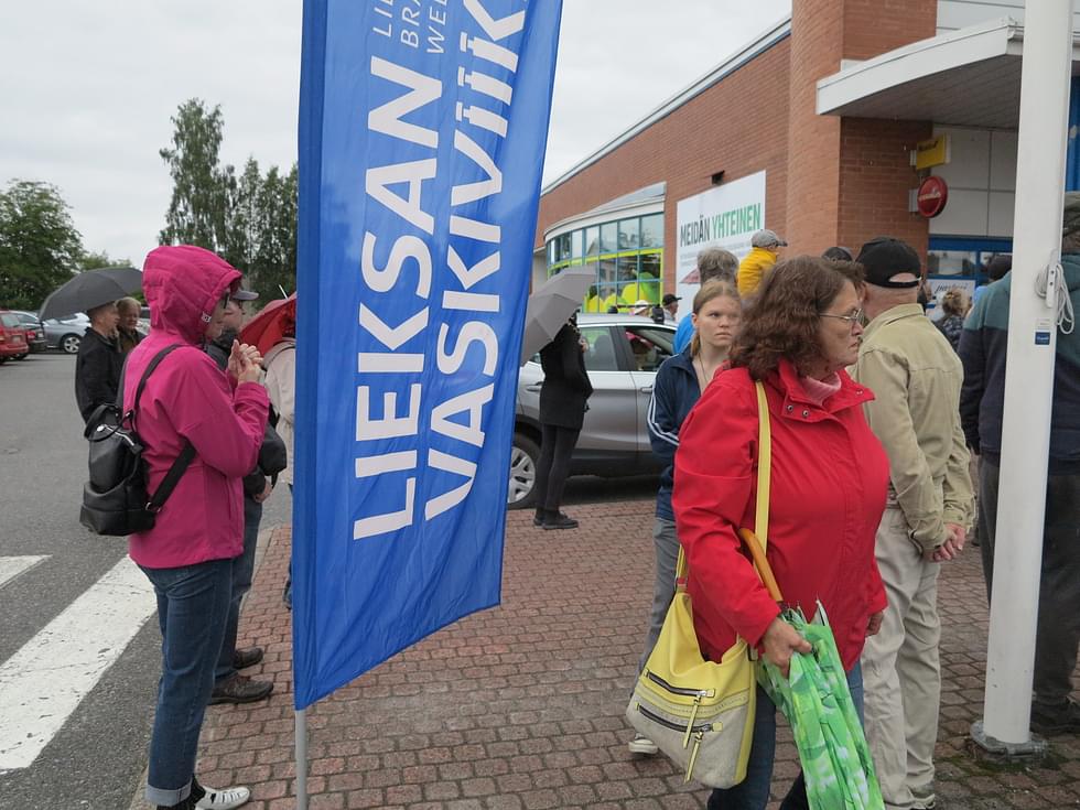 Vaskiviikko elävöittää Lieksan katukuvaa.