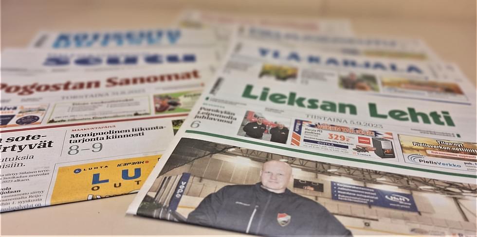 Lieksan Lehti on yksi kampanjassa mukana olevista paikallislehdistä.
