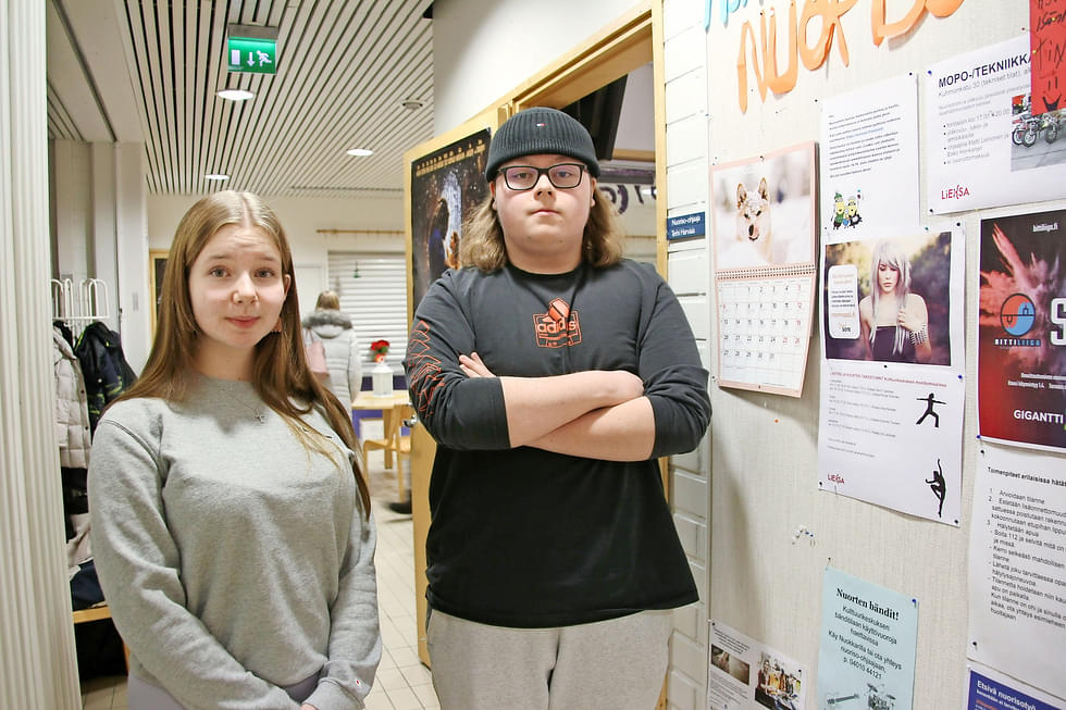 Petrus Ahtiala ja Lieksan nuorisovaltuuston puheenjohtaja Emmi Savinainen ovat myös maakunnallisen nuorisovaltuuston jäseniä.