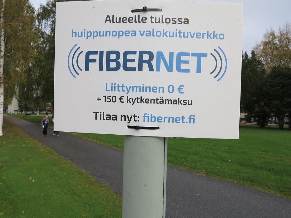 Fibernet Finland oy rakentaa valokuituverkon Lieksan keskustaajaman alueelle.