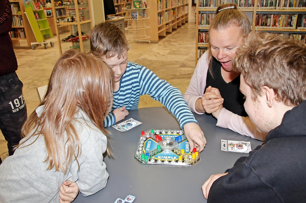 Vuonna 2018 Lieksan kirjastossa pidettiin Kimble-turnaus.